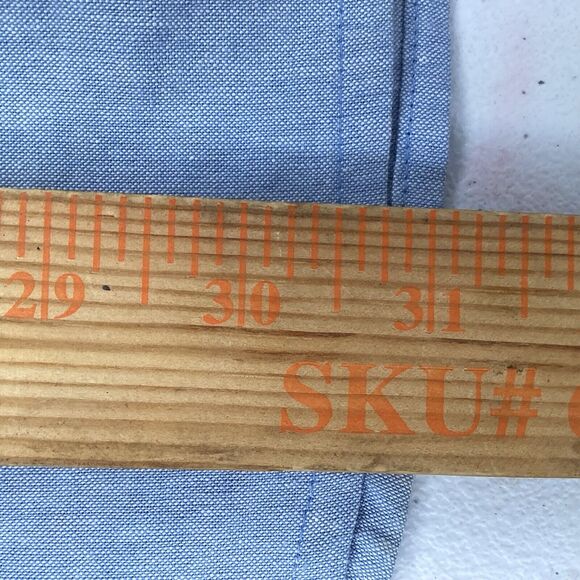 Vintage Ol' Paint Shirt Womens XL Blue Austin Texas Chambray Embroidered - Picture 10 of 10